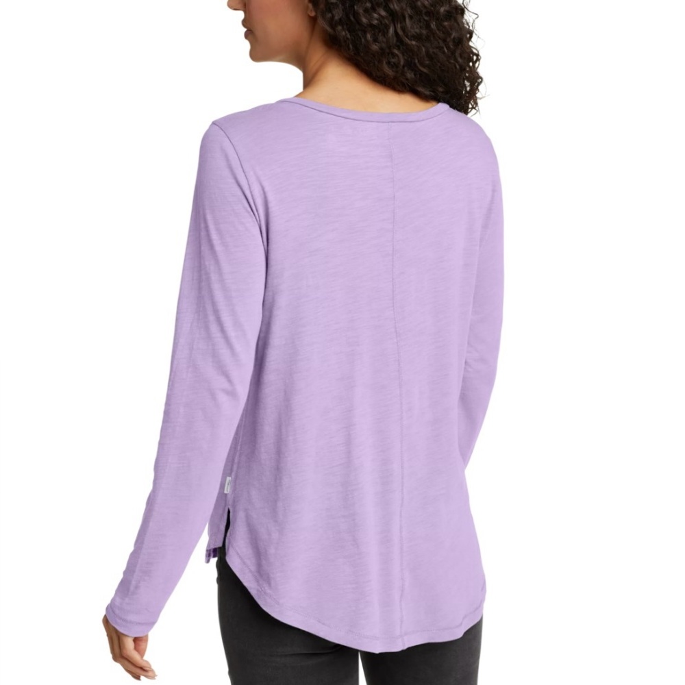 Women’s Lavender Eddie Bauer Light Weight Long Sleeve Top